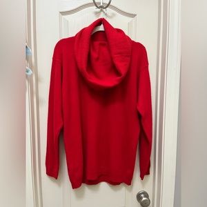 Outlander Studio Lambswool Angora Red Turtleneck sweater